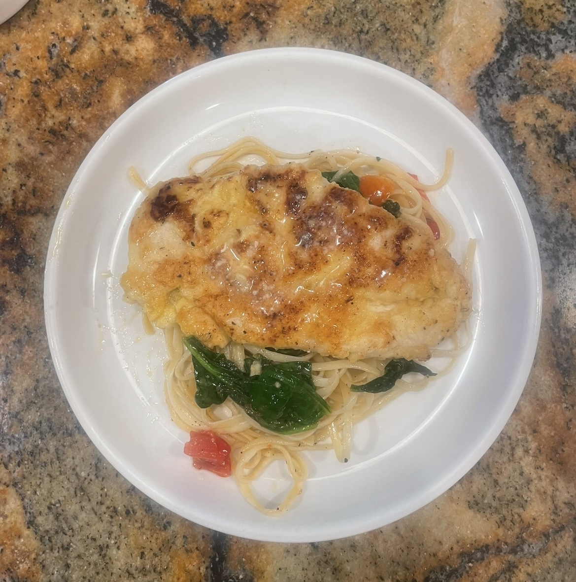 Chickpea pasta dish