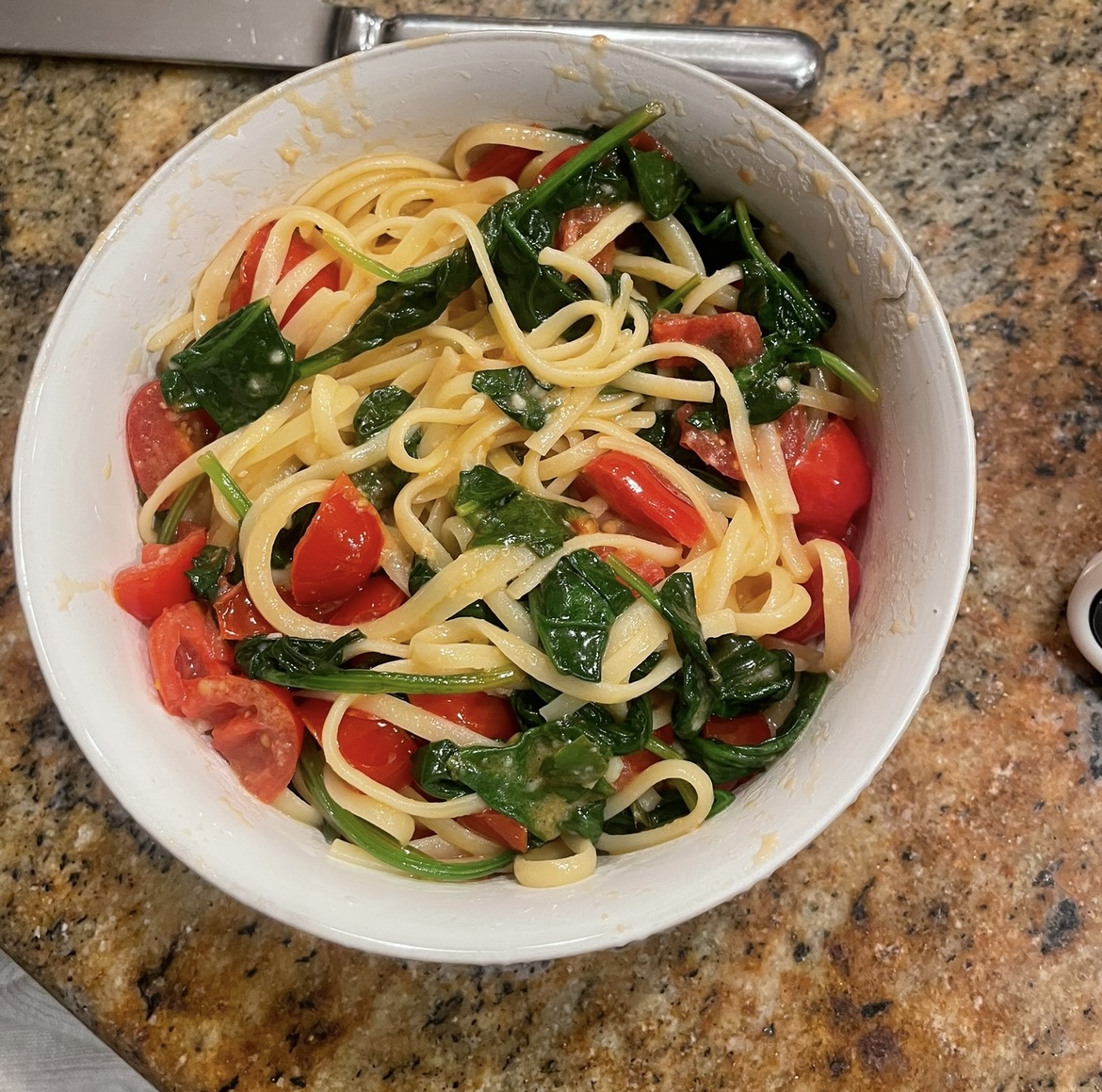 Chickpea pasta dish