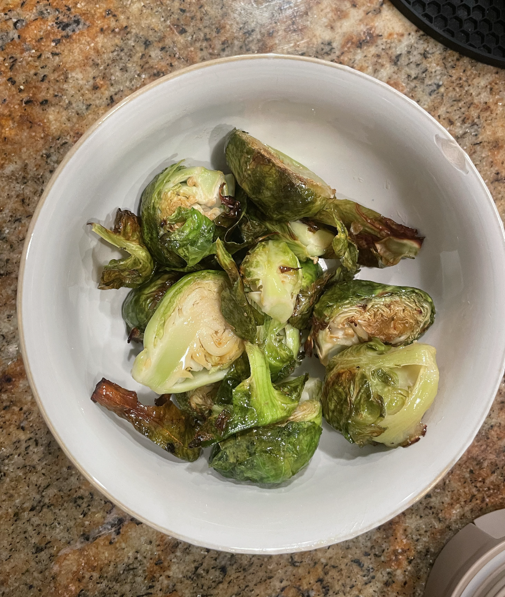Roasted Brussels sprouts